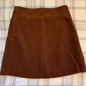 J. Crew Brown Mini Skirt